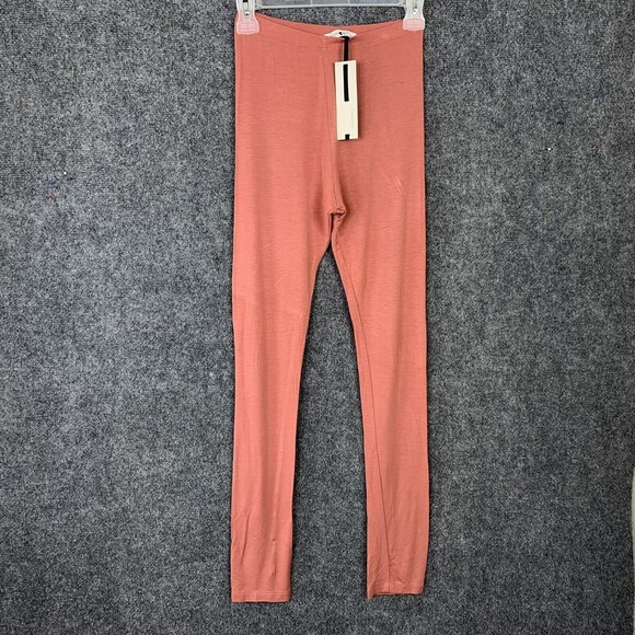 Anjara Garcia NWT Stretch Leggings Small Pink Soft Viscose Blend - Picture 1 of 7
